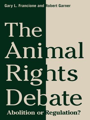 cover image of The Animal Rights Debate
